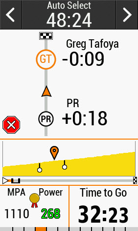 Garmin Strava Live Segments Kingsbury Grade