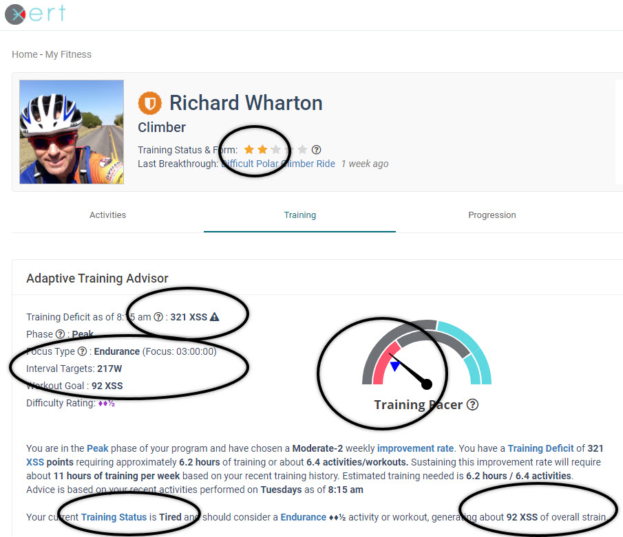 Xert Adaptive Training Advisor October 27 2020 4