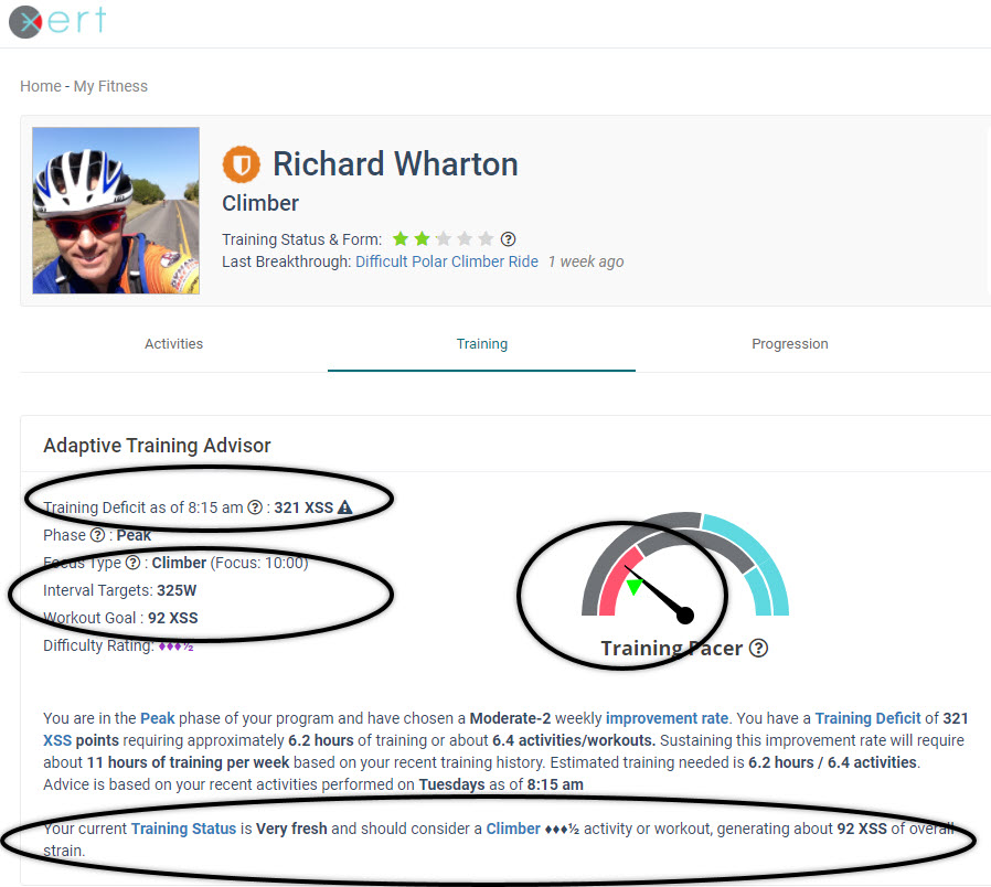 Xert Adaptive Training Advisor October 27 2020 post Freshness Slide Positive v2
