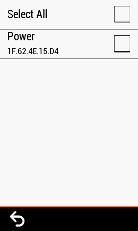 Garmin 1030 BLE Chest Strap Discovery