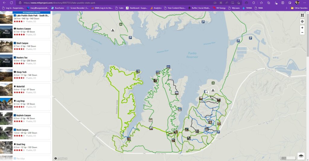 Lake Pueblo State Park Trails