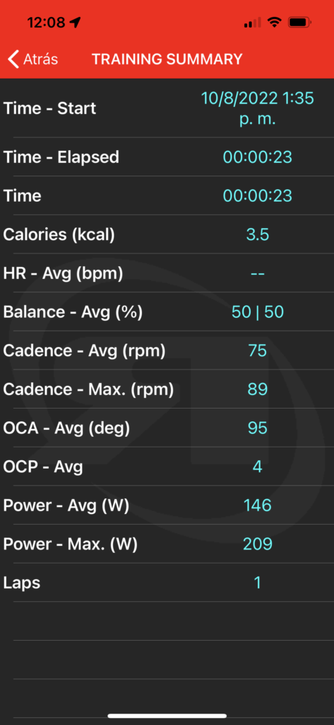 Rotor Torque 360 App OCP Position 4