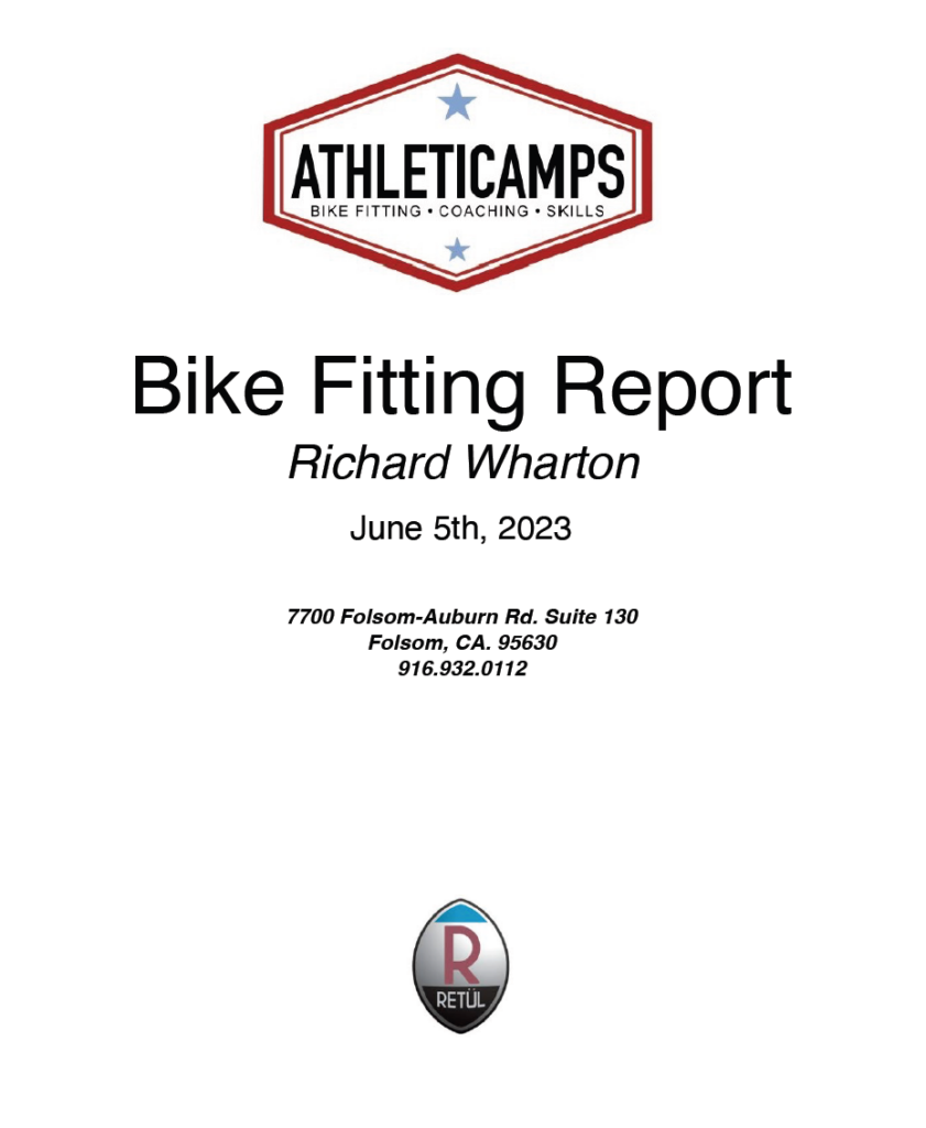Athleticamps Bike Fit Report pdf