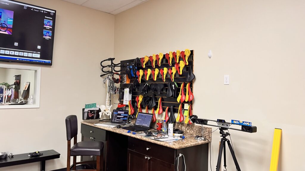 A good bike fit requires a gentle and comprehensive approach to sensitive areas of the body